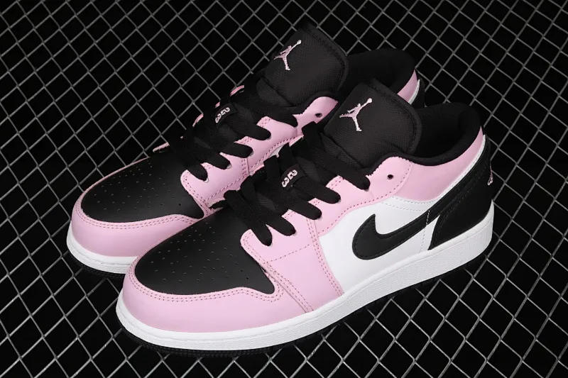 All categories Air Jordan Jordan series basketball shoes Air Jordan 1 Low G version pure original Air Jordan 1 Low AJ1 Joe 1 low top black powder 554723-601